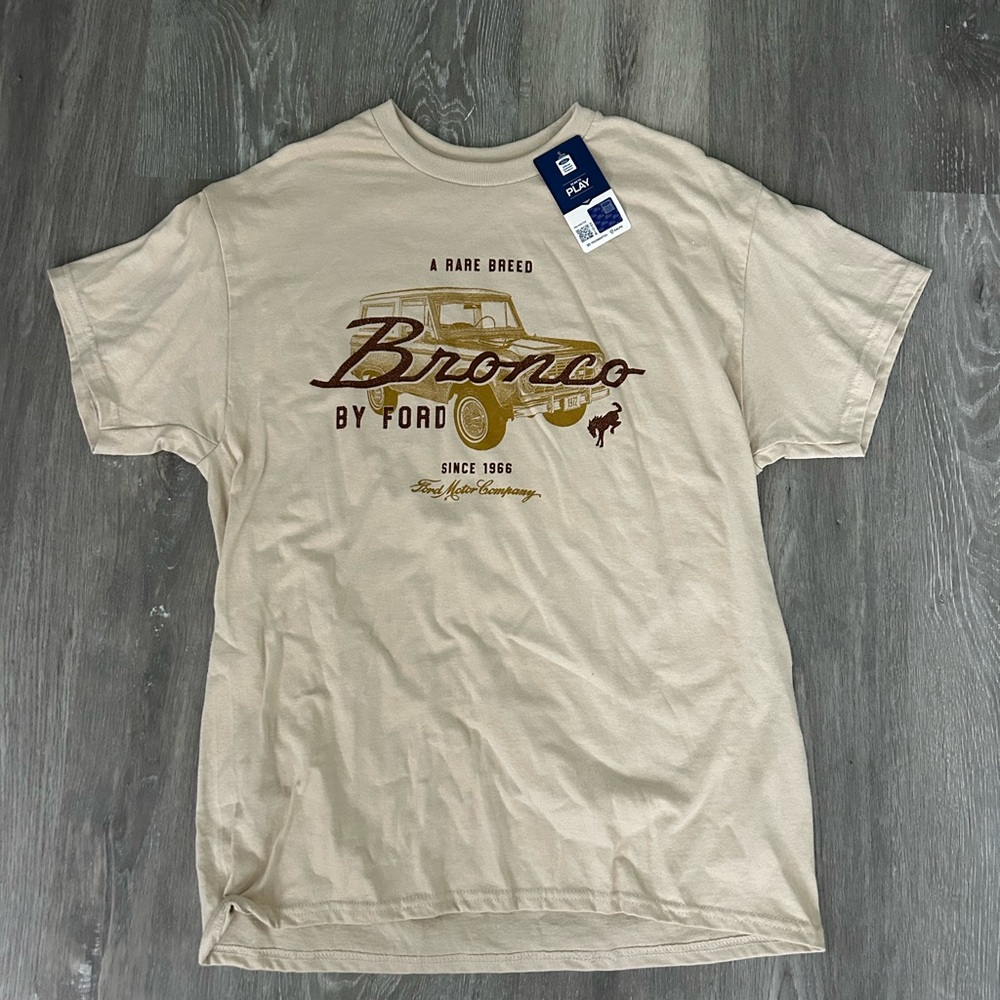 Ford Bronco Beige Graphic T-Shirt